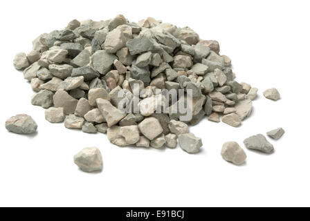 Crushed stone Stock Photo
