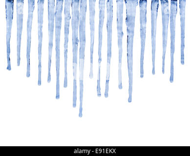Melting Icicles Stock Photo