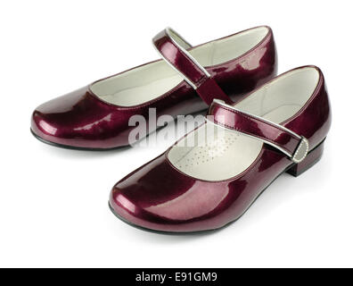 Patent leather shoes Stock Photo