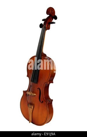 Violin, isolated on a white background Stock Photo