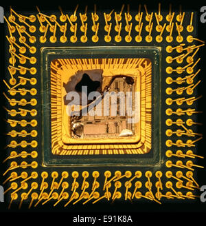 Microprocessor Chip Stock Photo