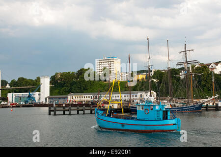 In the harbour of Sassnitz, Ruegen, Germany