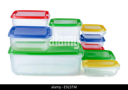 Plastic Containers Stock Photo
