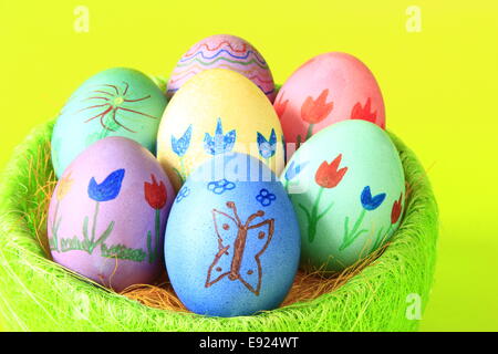 Easter eggs Stock Photo