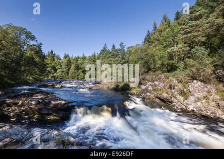 River Garry at Glengarry in Scotland. Stock Photo