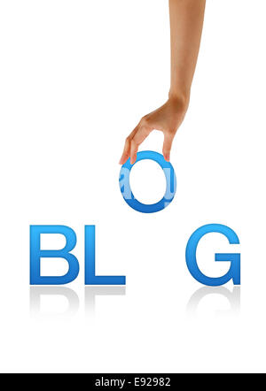Blog - Hand Stock Photo