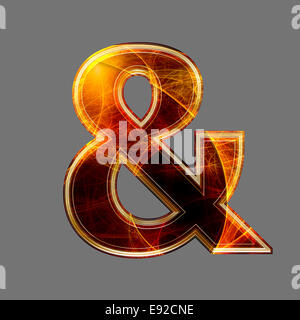 3d abstract and futuristic letter - Stock Photo