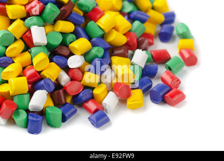 Polymer granules Stock Photo