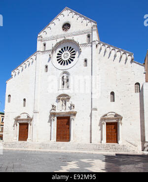 On if the ancient churches in Bari, Italy Stock Photo