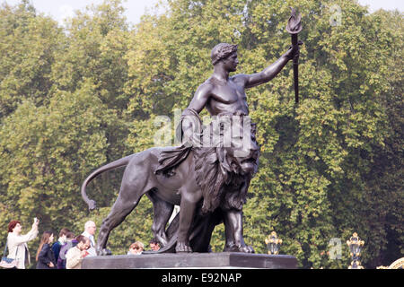 The Victoria Memorial Stock Photo