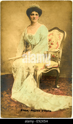 Elena of Montenegro (1873-1952), Queen of Italy (1900-1946), Portrait, circa 1900 Stock Photo