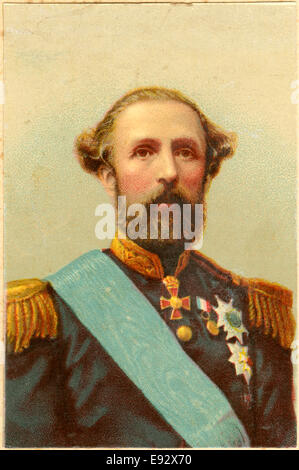 Oscar II (1829 –1907), King of Sweden (1872-1907), and King of Norway (1872-1905), Portrait, circa 1885 Stock Photo