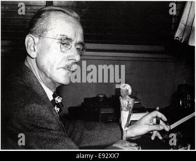 Thomas Mann (1875-1955), German Novelist, Portrait, circa 1940's Stock Photo