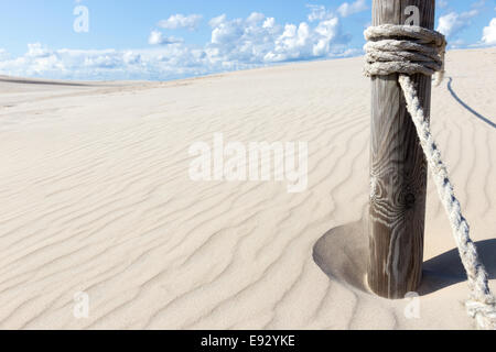 The moving dunes in the Slowinski National Park, Poland Stock Photo