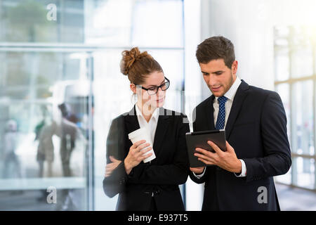 Portrait of business people Stock Photo