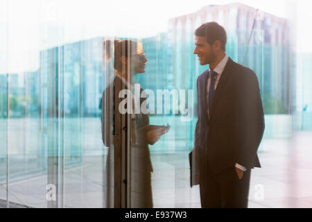 Business people talking Stock Photo