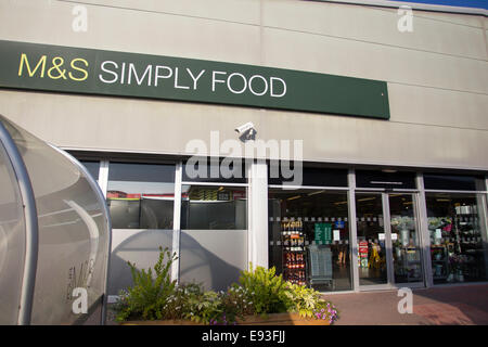 Marks & Spencer Simply Food St Peters Jersey English Channel Islands Stock Photo