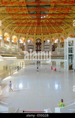 Photographs of the interior of the National Museum of Art in Barcelona, Catalunya, Spain.