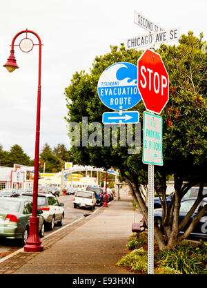 Tsunami warning bandon oregon