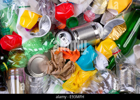 Rubbish that can be recycled Stock Photo