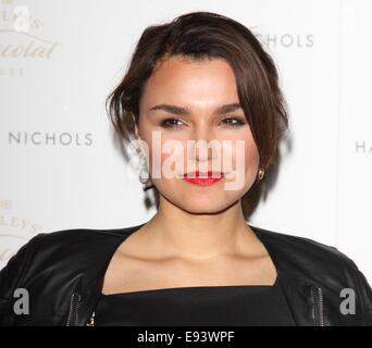 VIP Launch of Bailey's Chocolat Luxe's 'Baileys Feaster Egg Hunt' at Harvey Nichols, Knightbridge, London  Featuring: Samantha Barks Where: London, United Kingdom When: 15 Apr 2014 Stock Photo