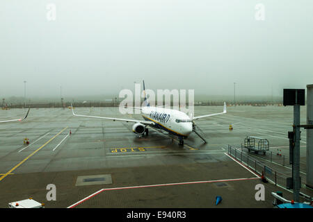 Ryanair Boeing 737-800 on the tarmac at Stansted Airport. Stock Photo