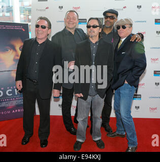 UK premiere of 'Locke ' at Cineworld - Arrivals  Featuring: UB40 Where: Birmingham, United Kingdom When: 16 Apr 2014 Stock Photo