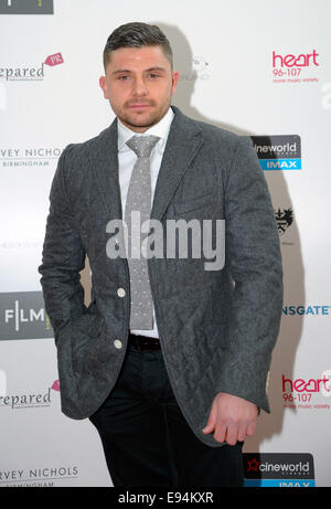 UK premiere of 'Locke ' at Cineworld - Arrivals  Featuring: Jay Brown Where: Birmingham, United Kingdom When: 16 Apr 2014 Stock Photo