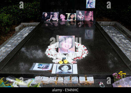 Grave of Teresa Teng, Chinese Singer, Jinshan, New Taipei City, Taiwan Stock Photo