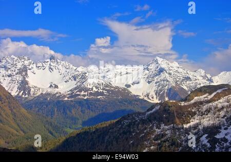 Berninagruppe - Bernina Range 02 Stock Photo