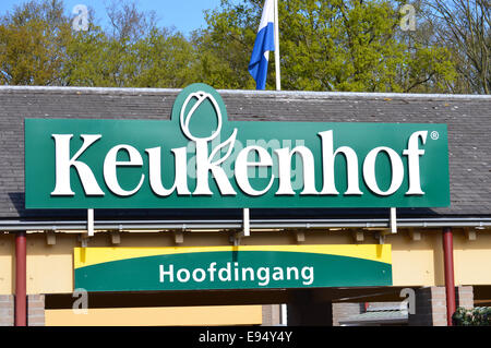 Main Entrance to Keukenhof Gardens Holland Stock Photo