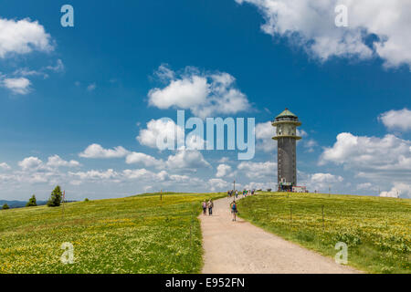 Old television tower, Feldberg, 1493 m, Black Forest, Baden-Württenberg, Germany Stock Photo