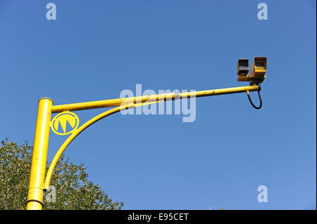 SPECS average speed camera on the A23 Stock Photo