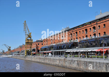 restaurants Puerto Madero Buenos Aires Argentina Stock Photo