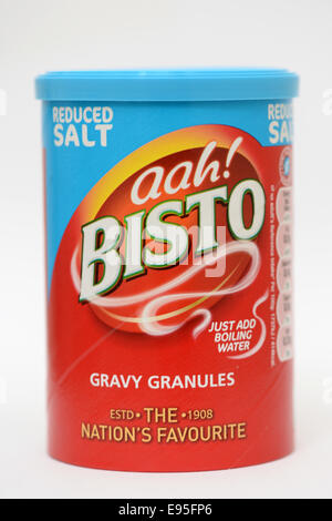 Bisto gravy granules, reduced salt. Ahh Bisto. Stock Photo