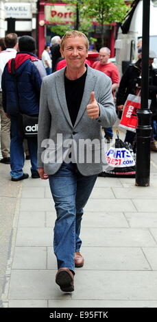 Paul Hardcastle leaving BBC Radio Two London  Featuring: Paul Hardcastle Where: London, United Kingdom When: 17 Apr 2014 Stock Photo