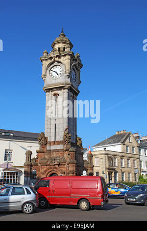 The Miles Clock tower in Exeter, Devon, United Kingdom Stock Photo