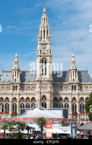 The annual Film Festival held at the Rathaus in Vienna, Austria Stock Photo