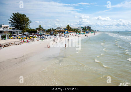 Gulf of Mexico beach in Naples, Florida Stock Photo