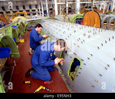Aeroplane making Stock Photo
