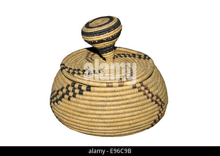 Coil Basket, Temne, Sierra Leone Stock Photo