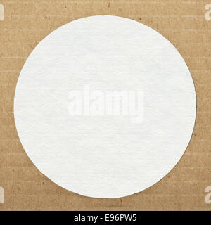 Brown striped cardboard paper texture with copy space,design element Stock Photo