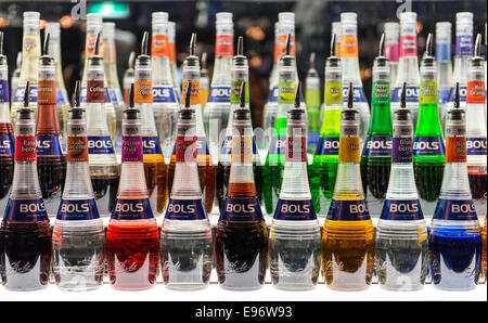 The House of Bols, Cocktail & Genever Experience on the Museumplein square in Amsterdam Holland Netherlands Europe Stock Photo