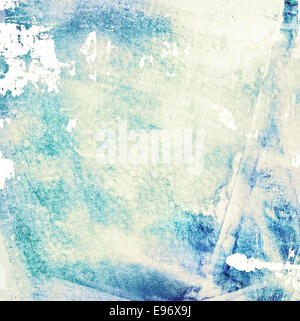 abstract grunge blue and yellow color background Stock Photo