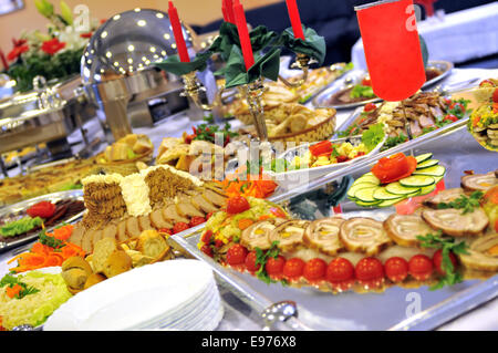 Meal in luxery hotel Stock Photo