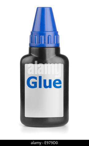Glue container Stock Photo