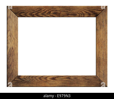 old wood frame isolated Stock Photo