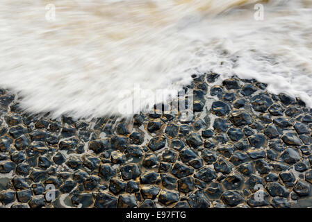 Shoreline pebbles Stock Photo