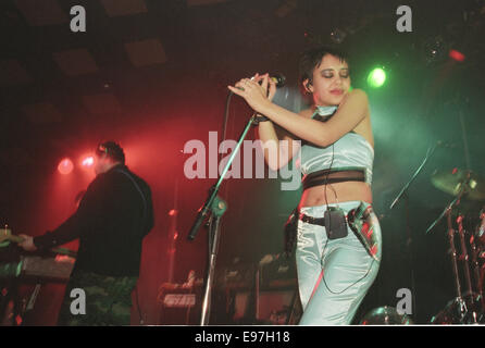 Sneaker Pimps in concert at Glasgow Barrowland, in Glasgow, Scotland, in 1996. Stock Photo