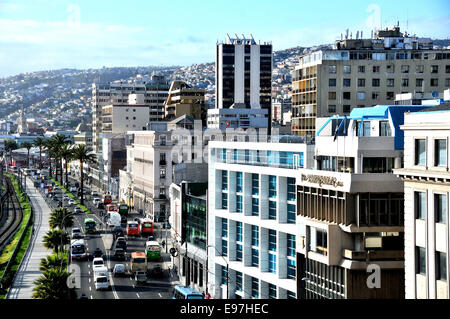 street scene Valparaiso Chile Stock Photo